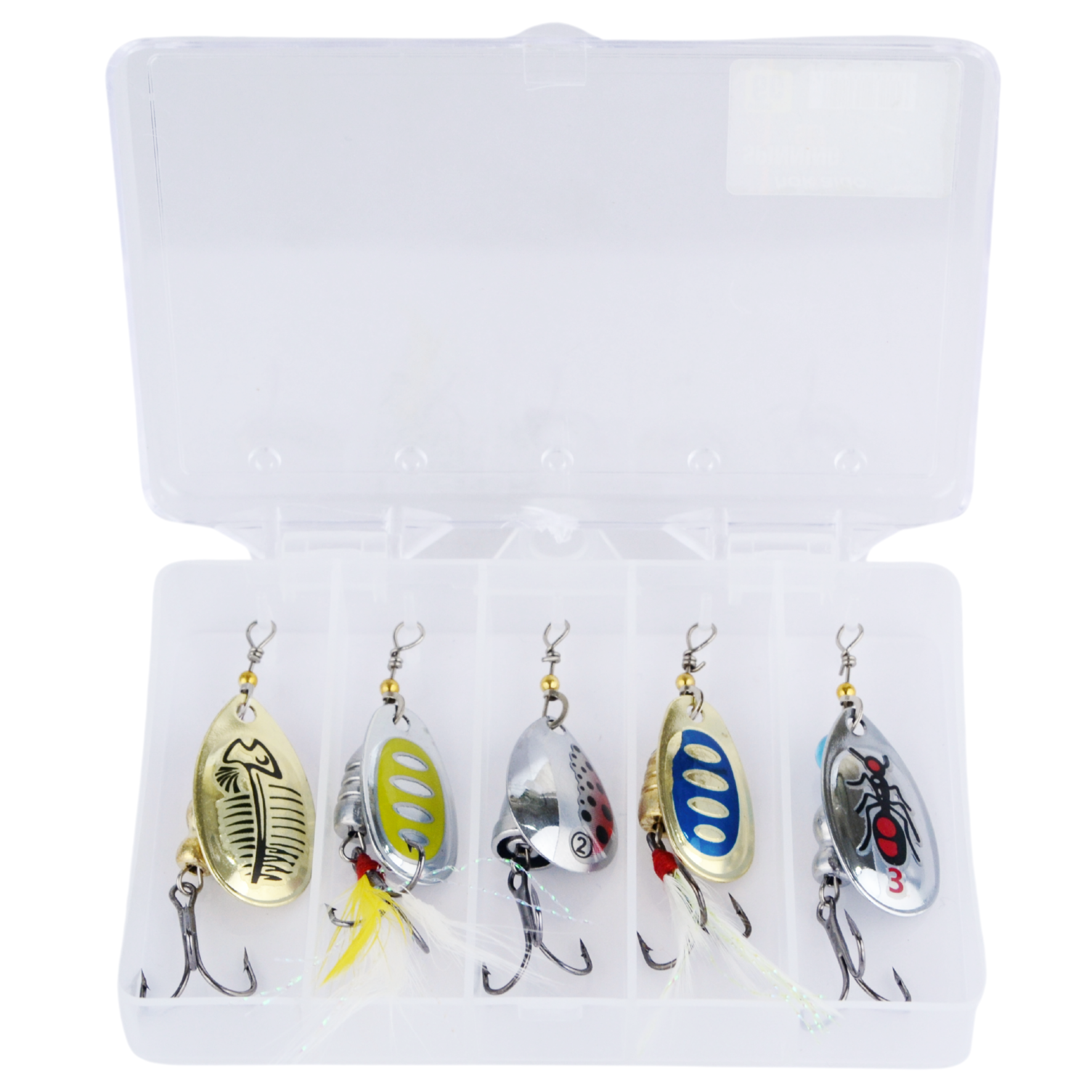 Sada 5 rotačních třpytek Hokkaido 6 g — barevné provedení multi-color