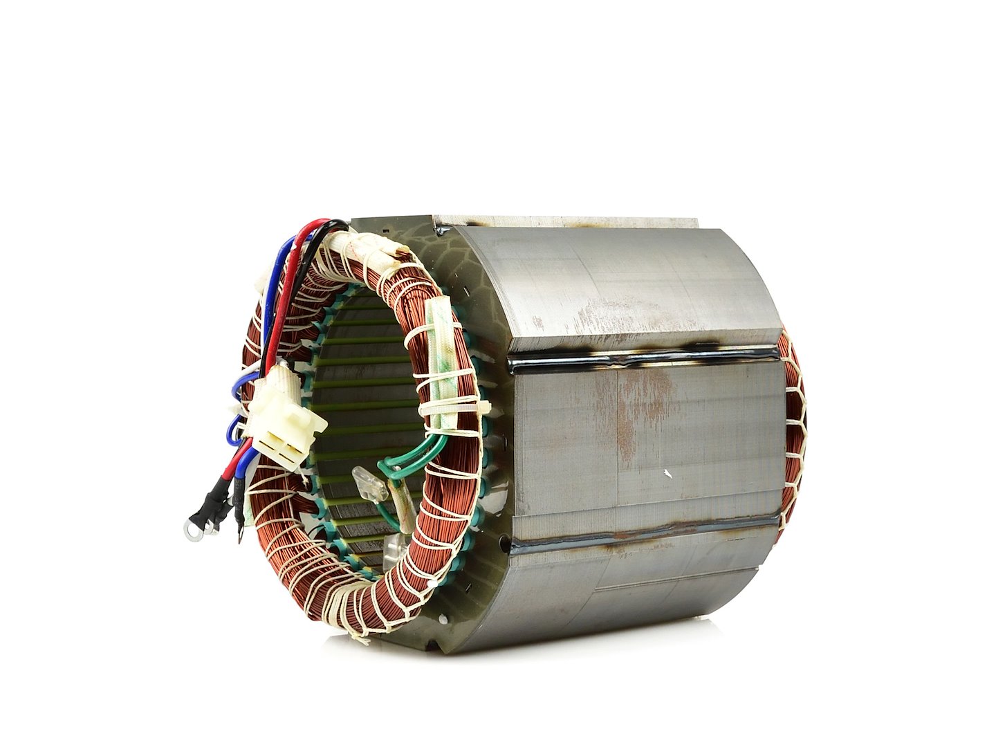 Stojan agregátu GEKO T05003 — originální stator generátoru, pohled na díl