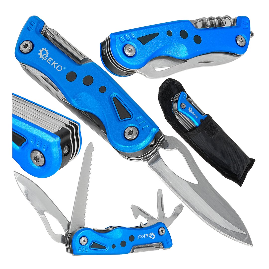 Multitool GEKO SPARK BLACK Survival Series – celkový pohled