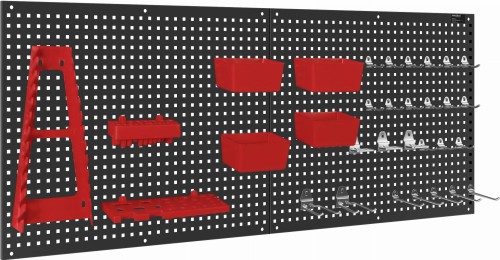 Nástěnný dílenský panel Kraft&Dele KD11897 — celkový pohled