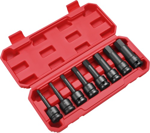 Kraft&Dele KD5431 sada rázových HEX nástrčných klíčů – celkový pohled