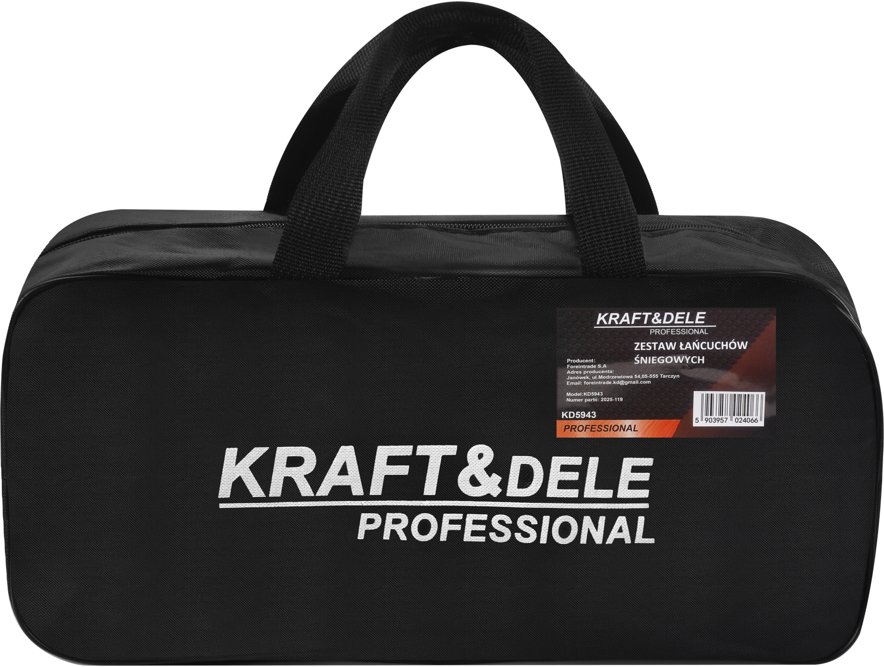 Sněhové řetězy KD5943 — montáž hákového klíče