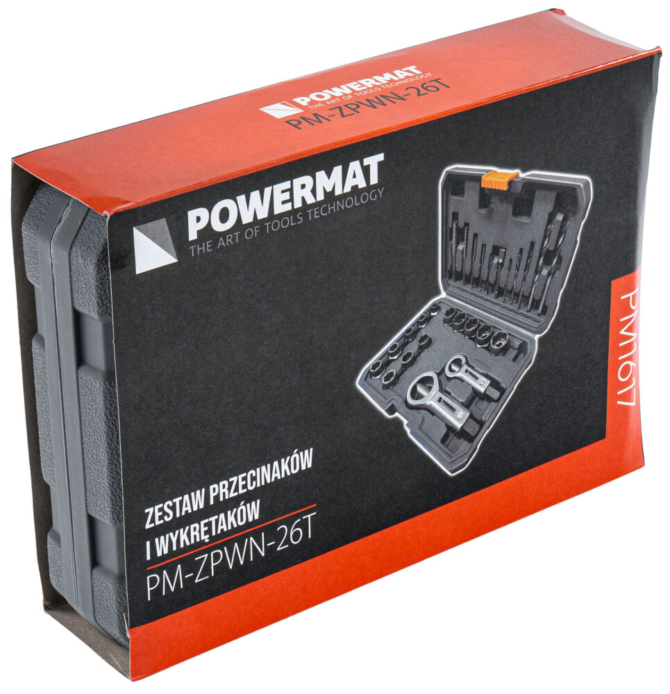 Sada sekáčů a vytahováků Powermat PM-ZPWN-26T – spirálové vytahováky
