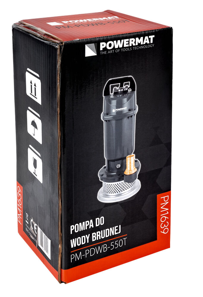 Ponorné čerpadlo Powermat PM-PDWB-550T – použití ve vodě