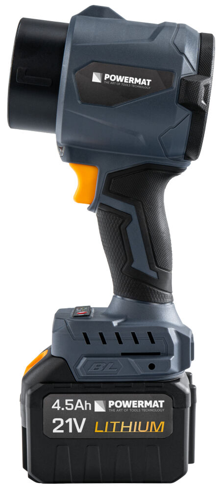 Powermat PM-DA-21V-4.5AT – indikátor stavu nabití baterie