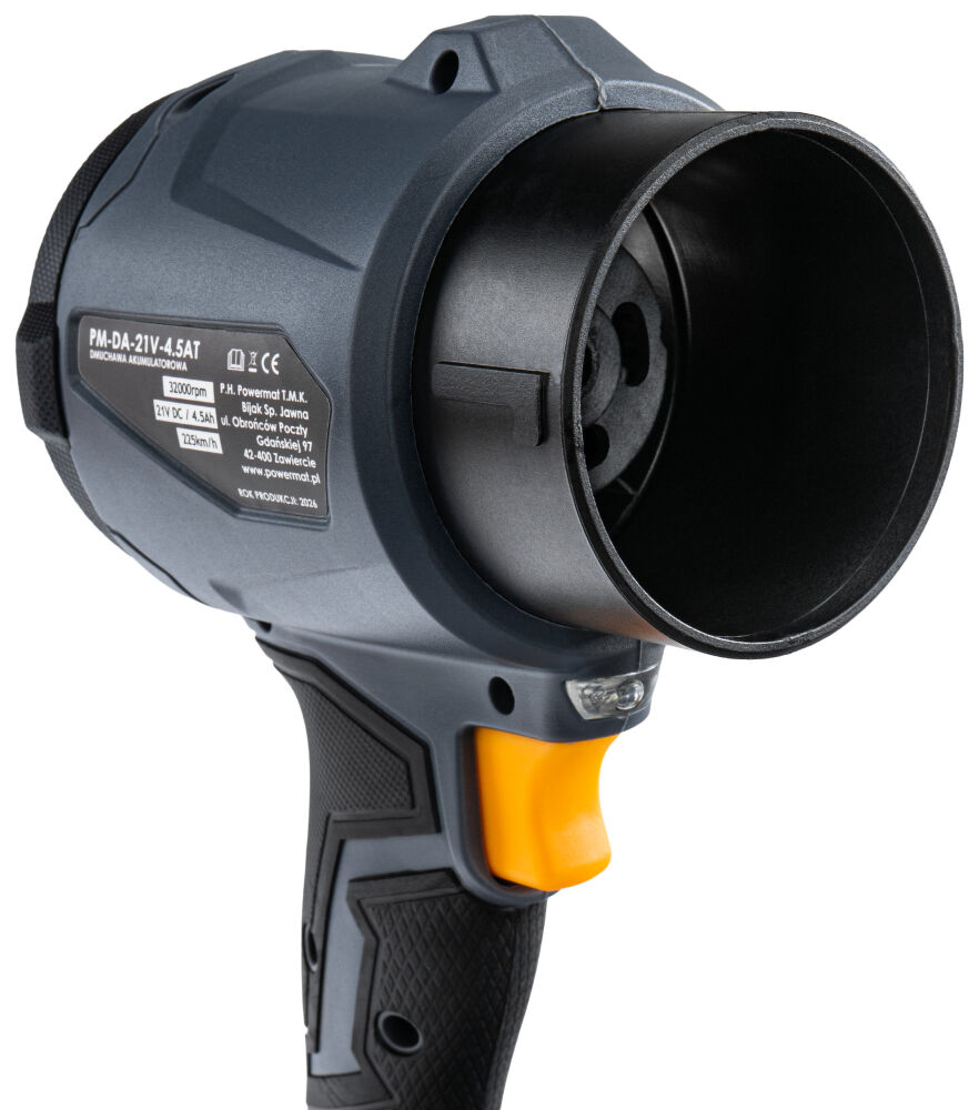Powermat PM-DA-21V-4.5AT – ergonomická rukojeť a ovládání