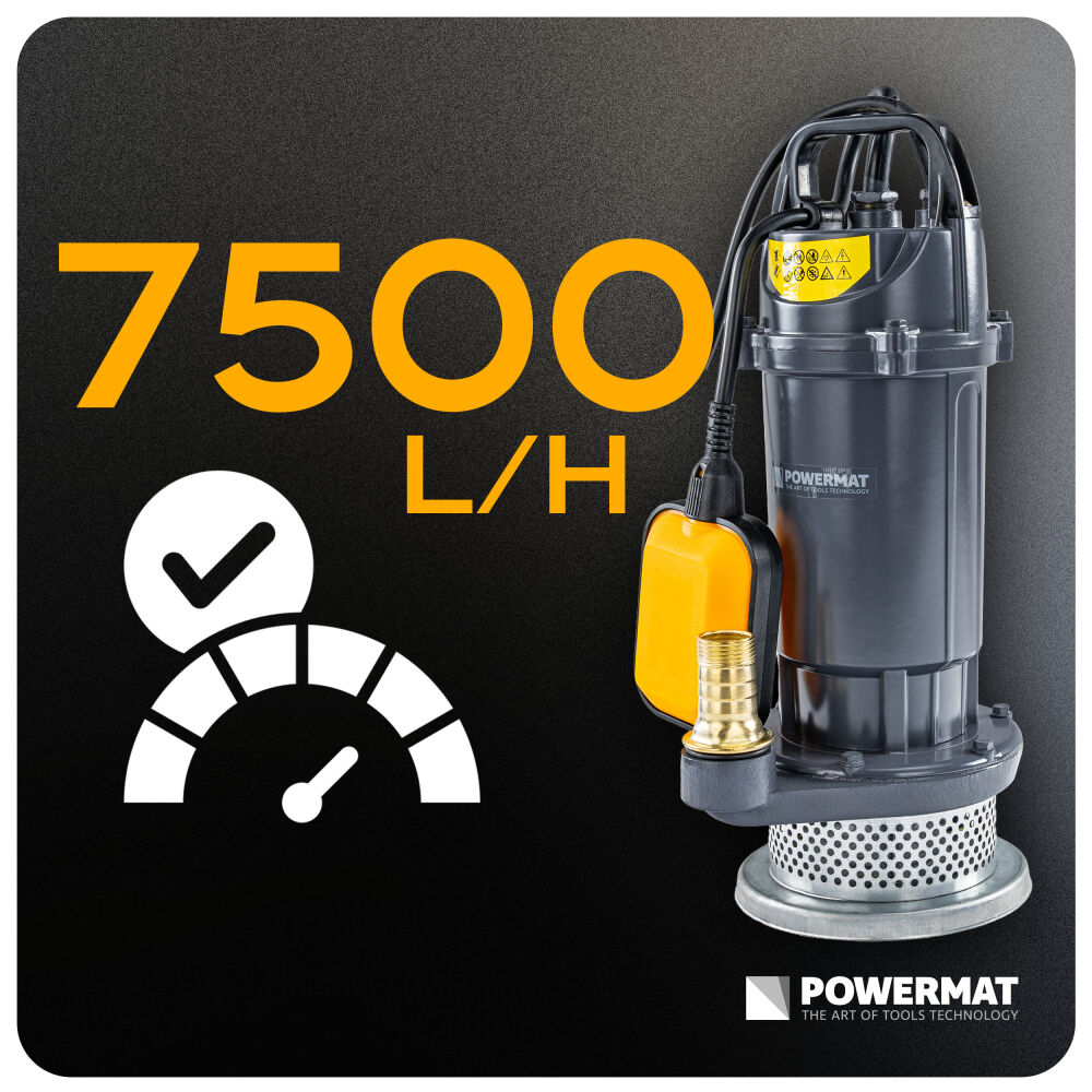 Ponorné čerpadlo Powermat PM-PDWB-550TP – obsah balení