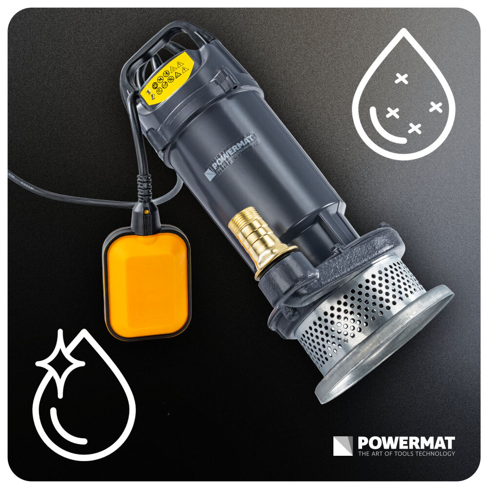 Ponorné čerpadlo Powermat PM-PDWB-550TP – průtok 7500 l/h