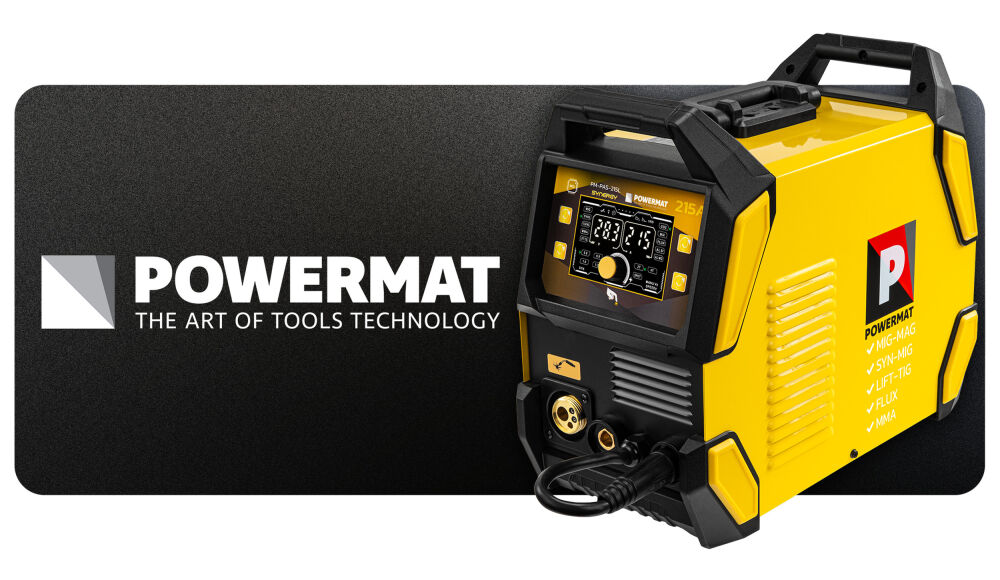 Invertorový svářecí poloautomat Powermat PM-PAS-215L – svařování oceli