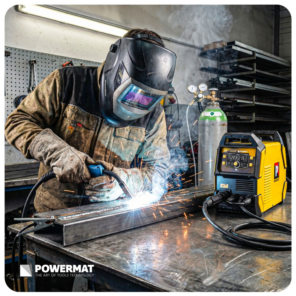 Invertorový svářecí poloautomat Powermat PM-PAS-215L – profesionální nasazení