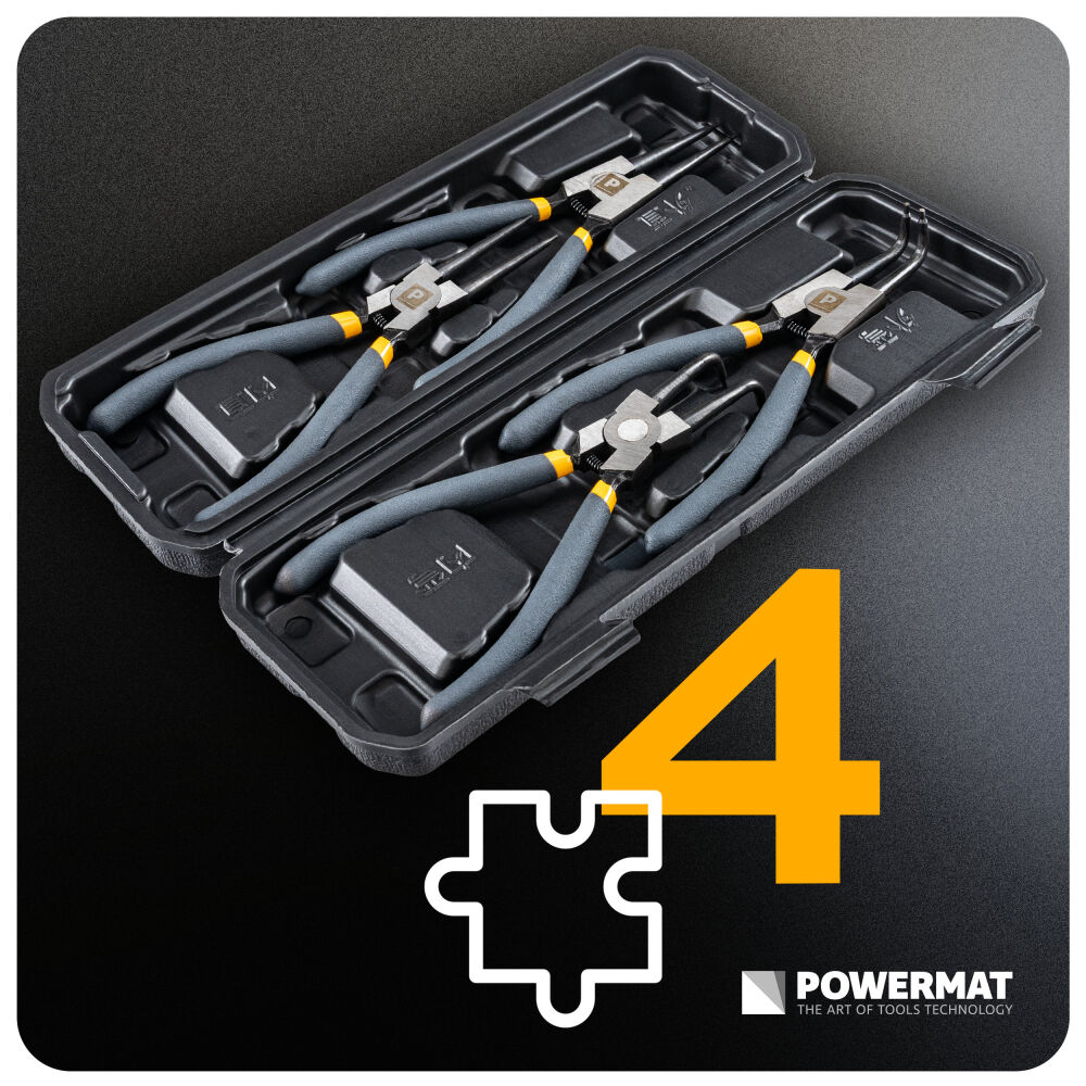 Sada kleští Segera Powermat – ergonomické gumované rukojeti
