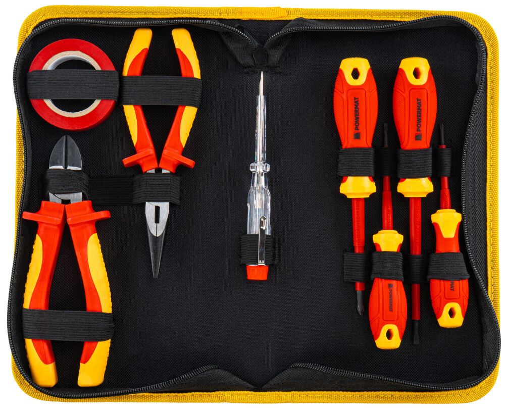 Sada izolovaných nástrojů Powermat PM1604 – ergonomické rukojeti