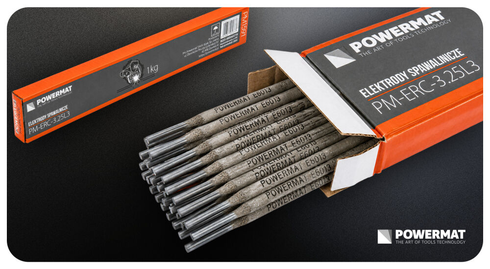 Svářecí elektrody Powermat PM-ERC-3.25L3 – detail elektrody 5 mm