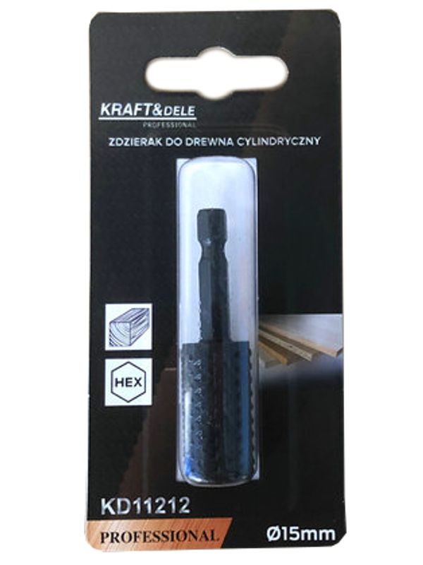 Válcový škrabák Kraft&Dele KD11212 – stopka a detail nástroje