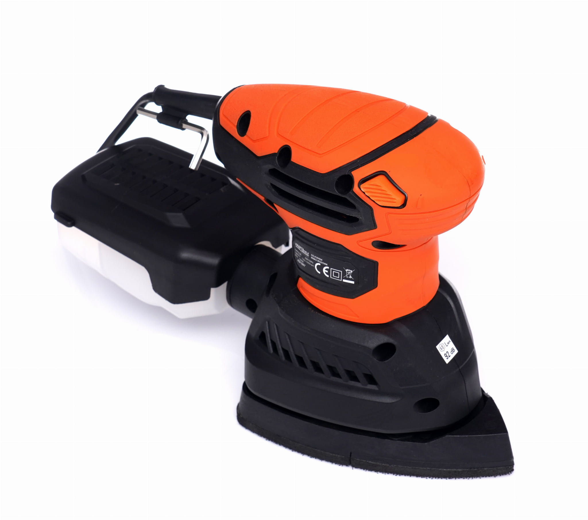 Excentrická bruska KD1667 – pohled zboku