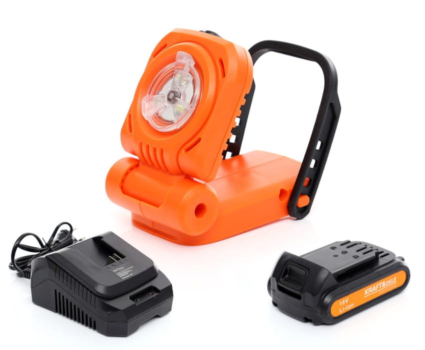 LED svítilna 18 V KD1755 – detail LED čela