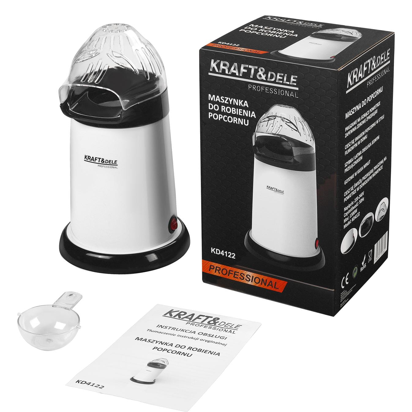 Popcornovač KD4122 – celkový pohled