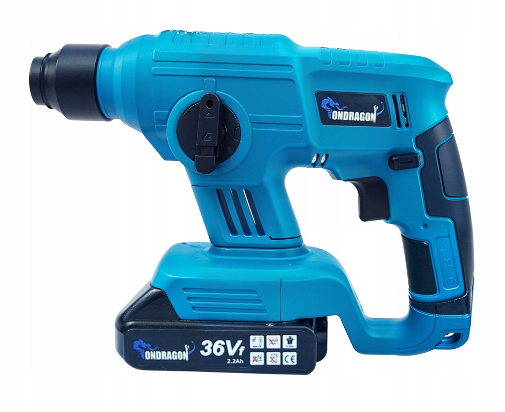 Aku vrtací kladivo ONDRAGON 36 V – Li-Ion baterie 36 V