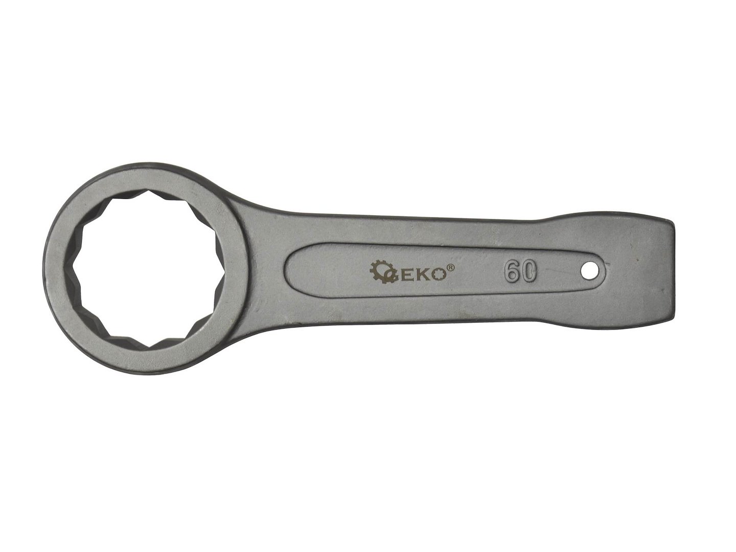 Nárazový klíč s okem pro zatloukání 60 mm Geko – pohled na klíč