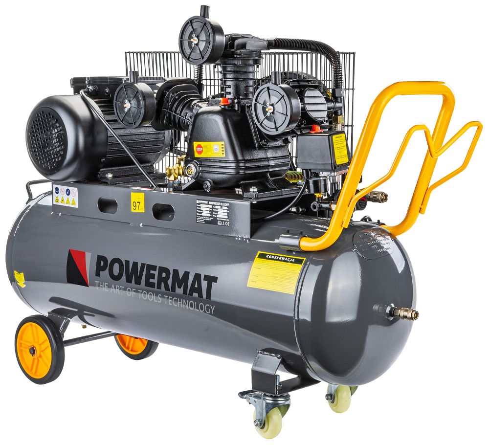Olejový kompresor 100 l 230 V PowerMat PM-KO-100T-230V