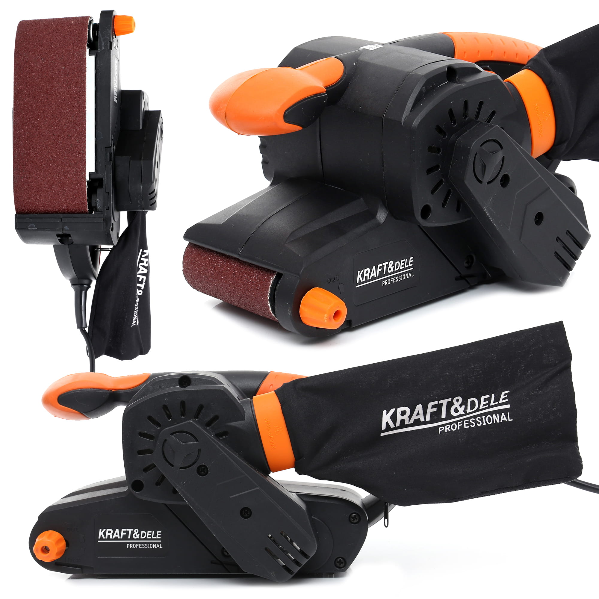 Pásová bruska 1850 W KD1679 – vedení pásu