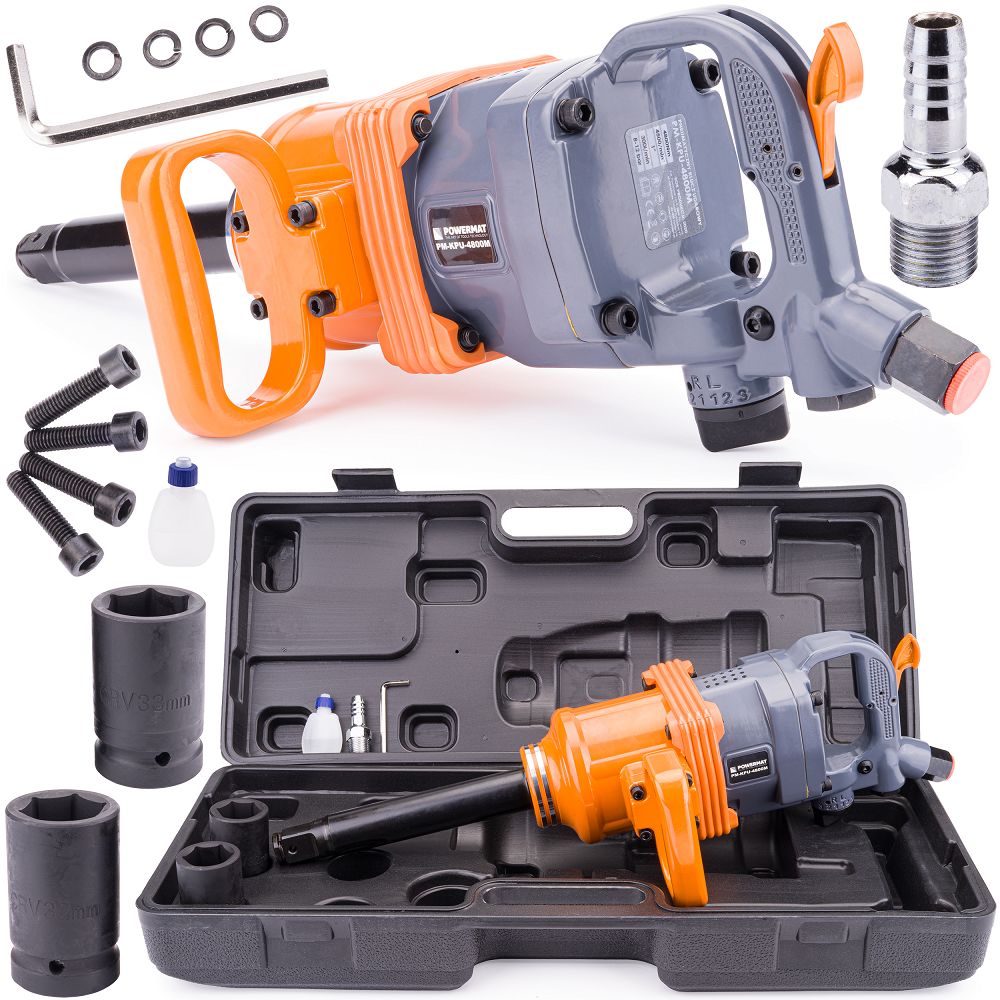 Pneumatický rázový utahovák 1″ 4800 Nm PowerMat PM-KPU-4800M