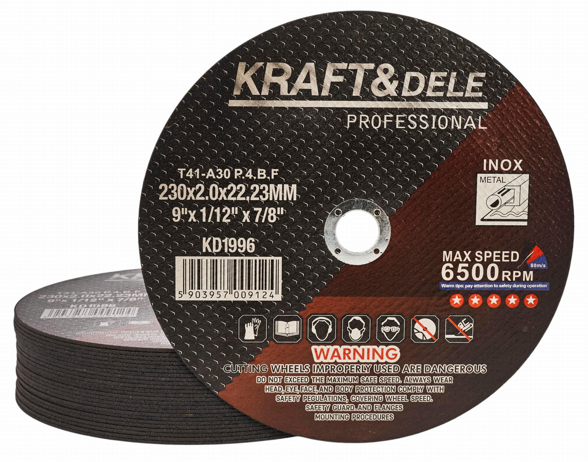 Řezací kotouč na kov KD1996 – detail řezné hrany