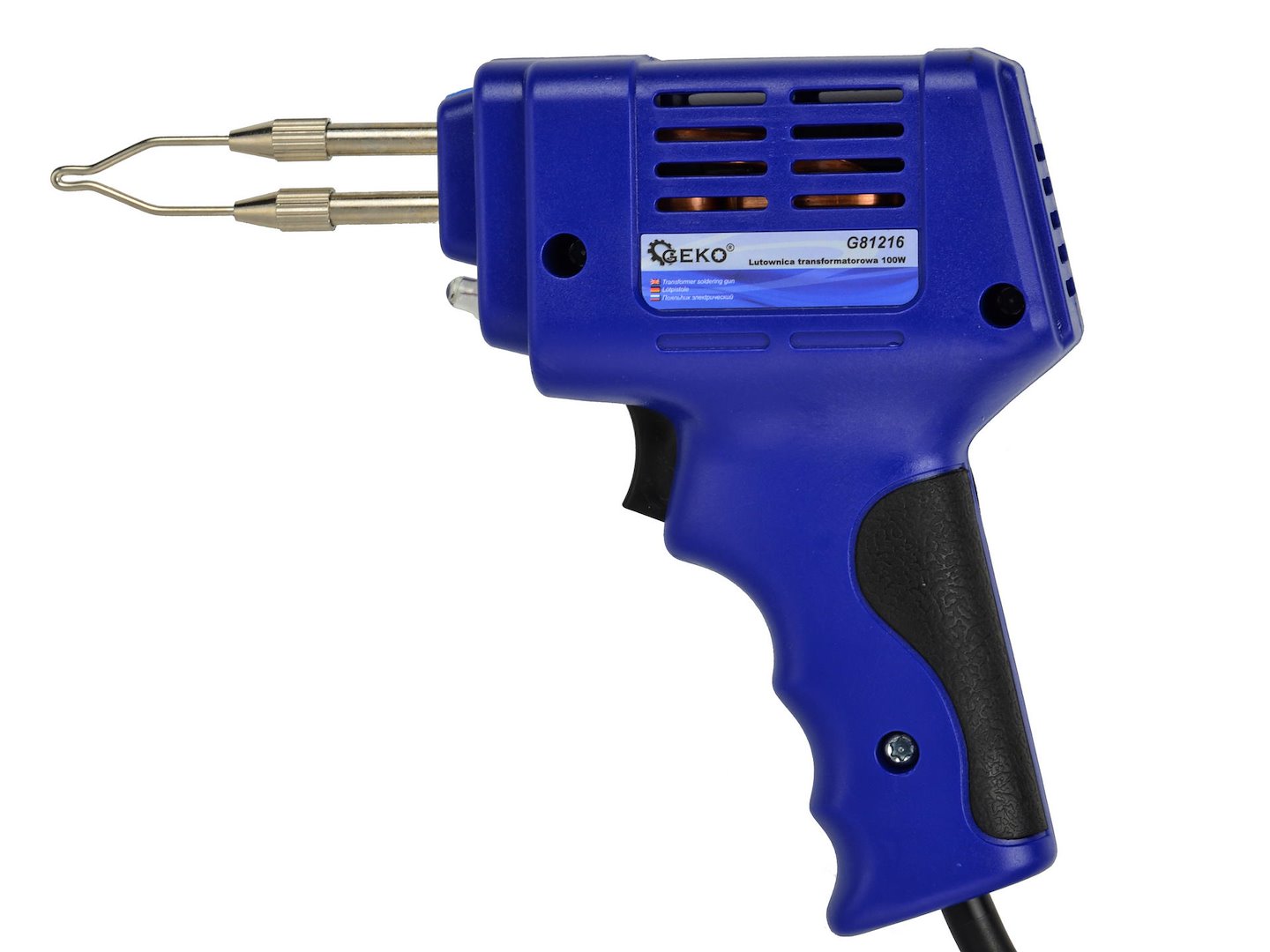 Transformátorová páječka Geko 100 W G81216 – celkový pohled