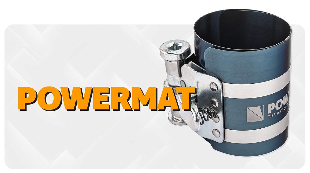 Hydraulický stahovák pístních kroužků POWERMAT PM-ZDPT-155T – profesionální nářadí pro demontáž pístních kroužků