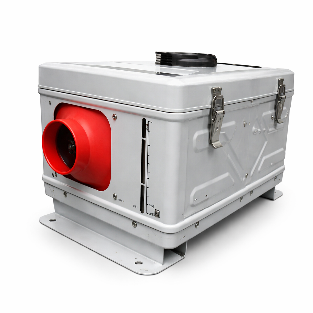 Naftové nezávislé topení 12 kW ONDRAGON BX-3467 — celkový pohled na přístroj