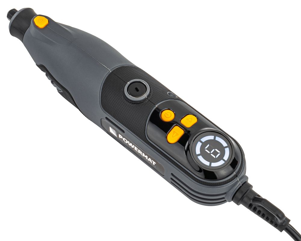 Mini přímá bruska / multi-nástroj 200 W s LCD a 180+ doplňky POWERMAT PM-MST-200T
