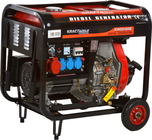 Dieselový agregát 6500 W 12/230/380 V KD120