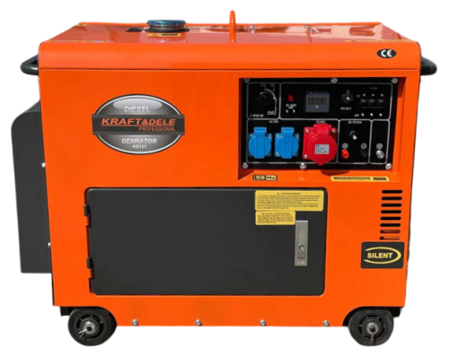 Dieselový agregát Kraft&Dele KD121 7000 W s ATS