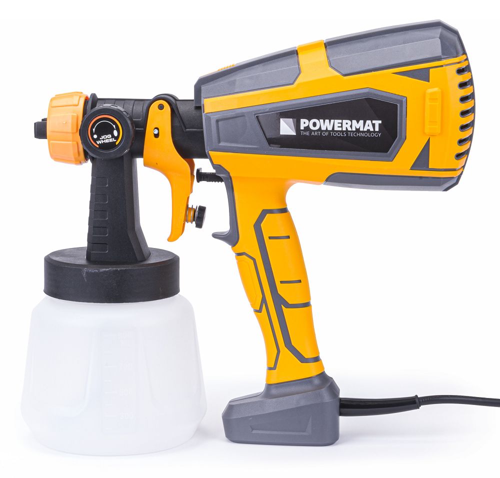 Elektrická stříkací pistole Powermat PM-PDM-600T – boční pohled