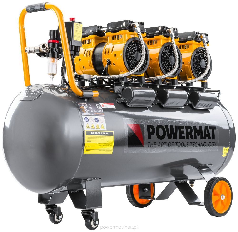 Powermat PM-KBO-100T – celkový pohled na kompresor