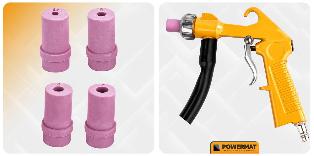 Pneumatická sifonová pískovačka Powermat PM-PIA-10T – přípojka 1/4
