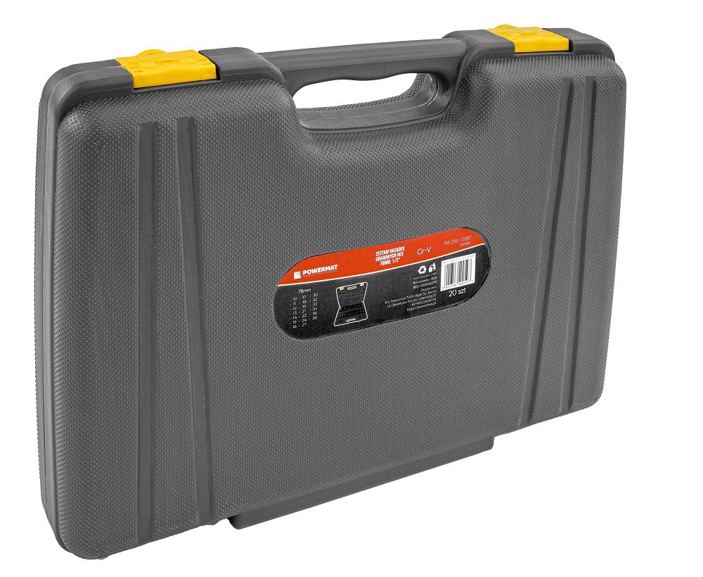 Sada rázových hlavic HEX Powermat PM1382 – detail hlavic