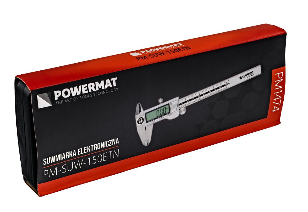 Elektronická posuvná měřítka Powermat PM-SUW-150ETN – LCD displej
