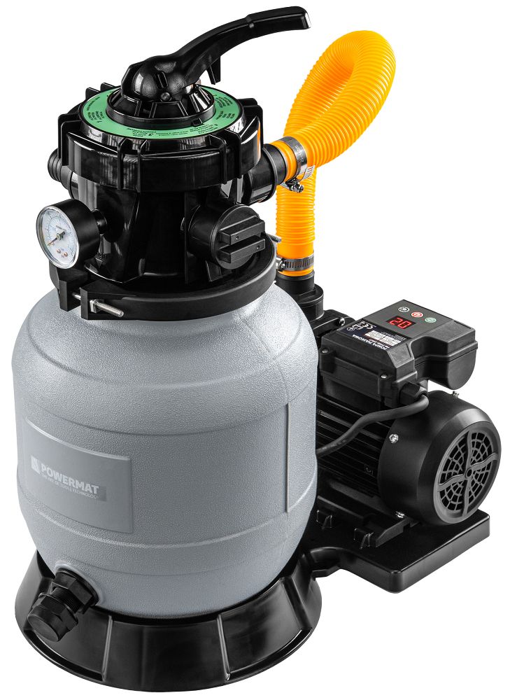 Písková filtrace Powermat PM-PPDB-250JT – LCD časovač detail