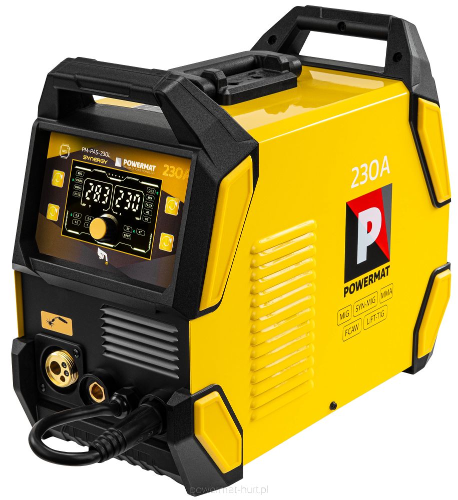 Invertorový svářecí stroj Powermat PM-PAS-230L – LCD displej