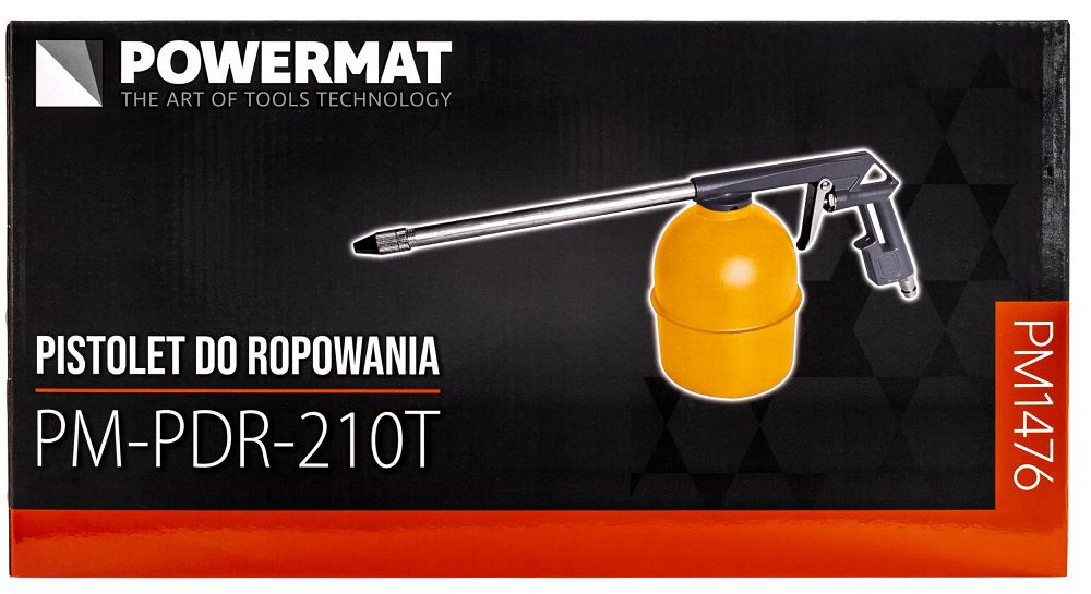 Pistole na ropování Powermat PM-PDR-210T – přípojka 1/4