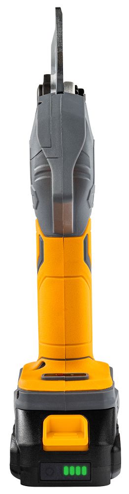 Akumulátorový nůžkový sekátor Powermat PM-SA-21V-2AM – detail LCD displeje