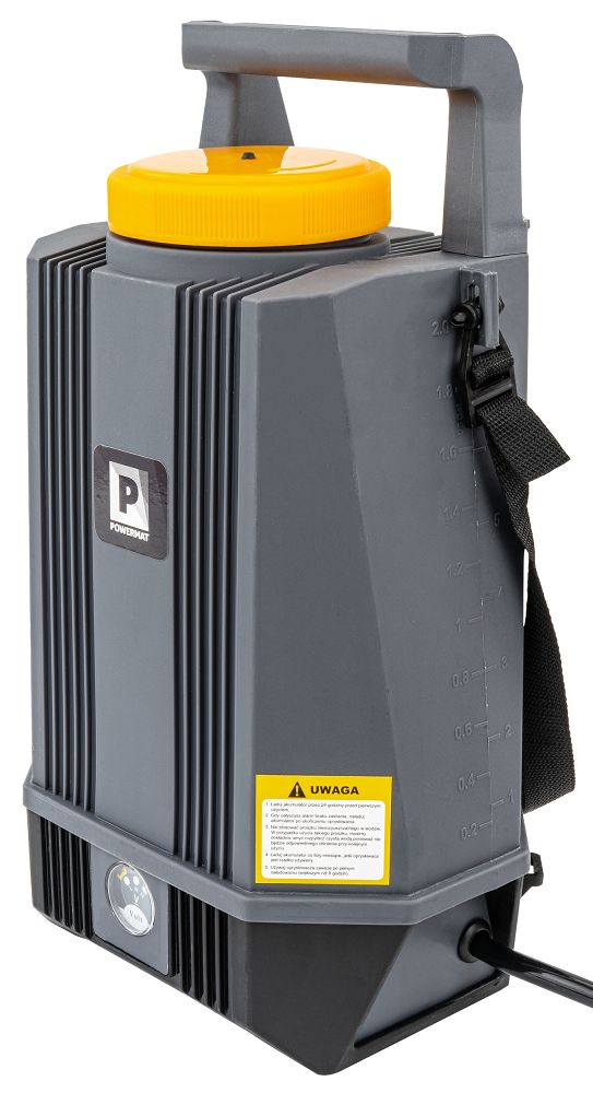Akumulátorový postřikovač Powermat PM-OA-8KA – detail hadice a trysky