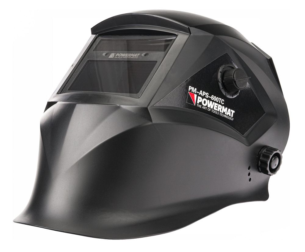 Automatická svářecí kukla Powermat True Color PM-APS-600TC – ovládací prvky