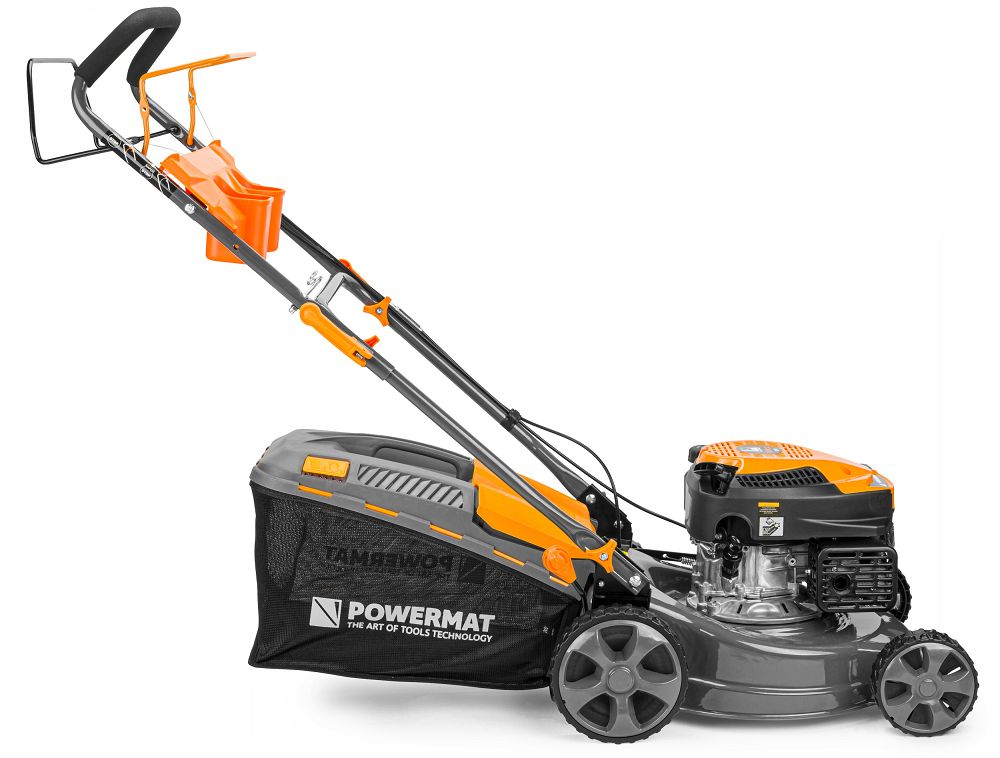 Benzínová sekačka Powermat PM-KSS-5S — sběrný koš