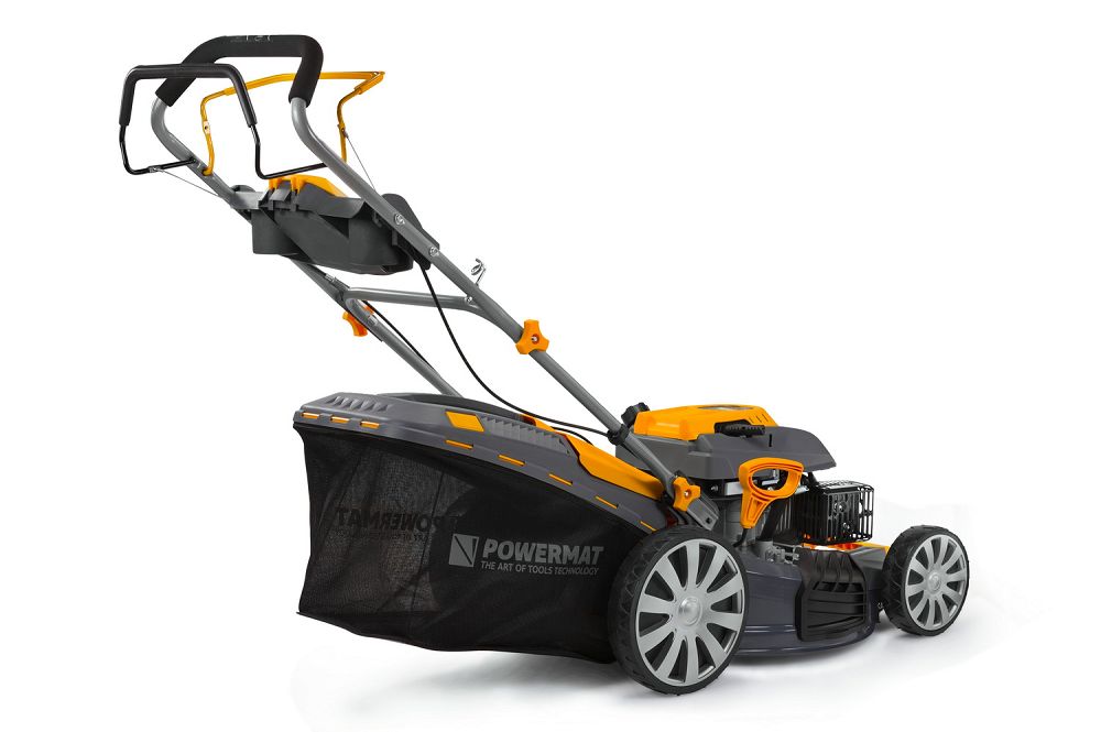 Benzínová sekačka Powermat PM-KSS-700SH – nastavení výšky sečení