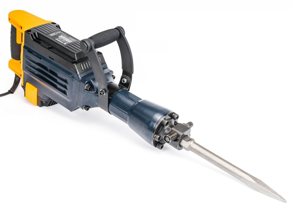 Bourací kladivo Powermat PM-MWB-3200 – obsah balení v kufru
