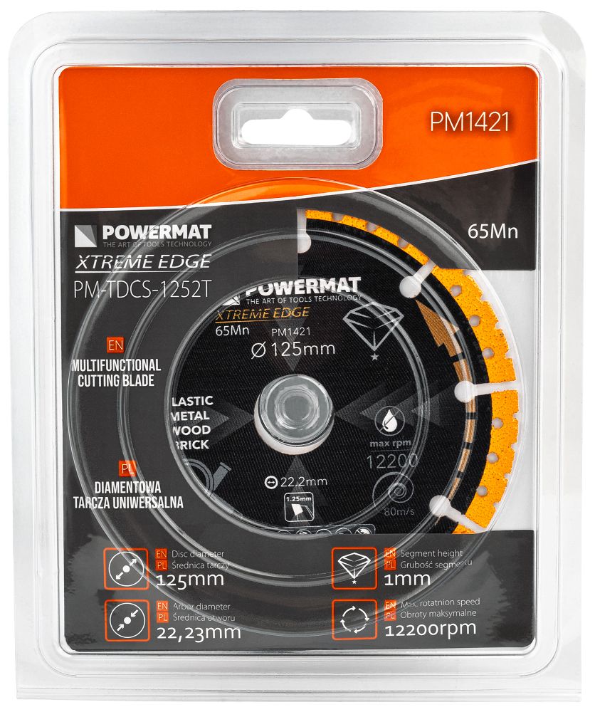 Diamantový kotouč Powermat PM-TDCS-1252T — detail segmentů