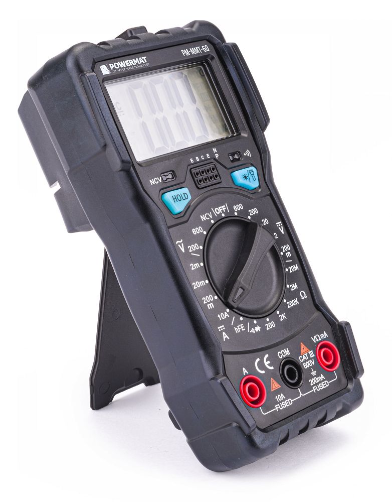 Digitální multimetr Powermat PM-MMT-60 – otočný přepínač rozsahů