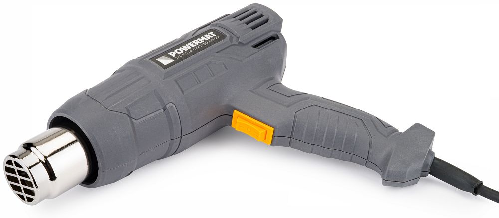 Opalovací pistole Powermat 2000W – boční pohled s popisem